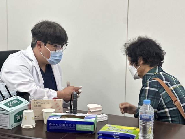 통영시 산양읍 의료봉사 2